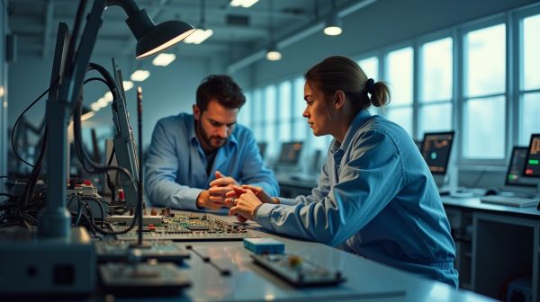 Quel rôle joue le groupe Secre dans l'industrie des composants électroniques ?